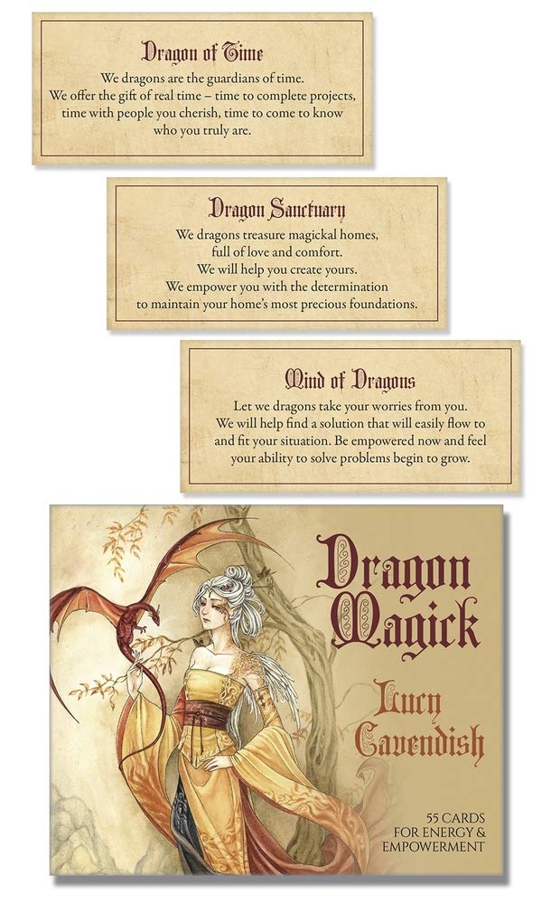 Dragon Magick Affirmation Deck: Strength And Wisdom From The Realm Of Dragons,New