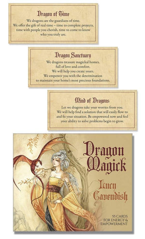 Dragon Magick Affirmation Deck: Strength and Wisdom from the Realm of Dragons,Used