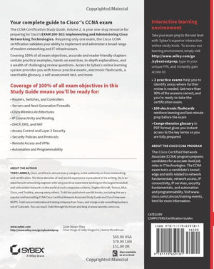 Ccna Certification Study Guide, Volume 2: Exam 200301 (Sybex Study Guide)