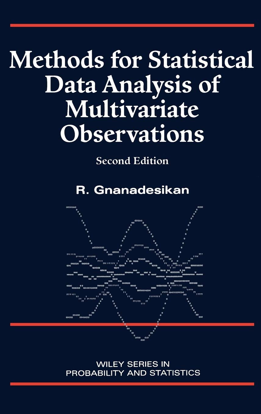 Methods for Statistical Data Analysis of Multivariate Observations,Used