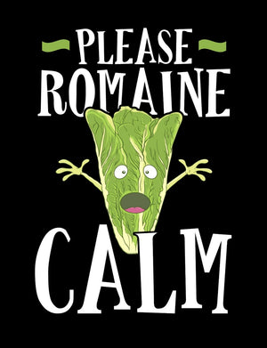 Please Romaine Calm: Funny Quotes and Pun Themed College Ruled Composition Notebook,Used