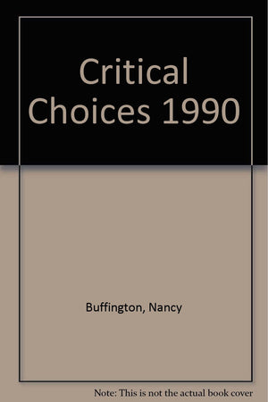 Critical Choices 1990,Used