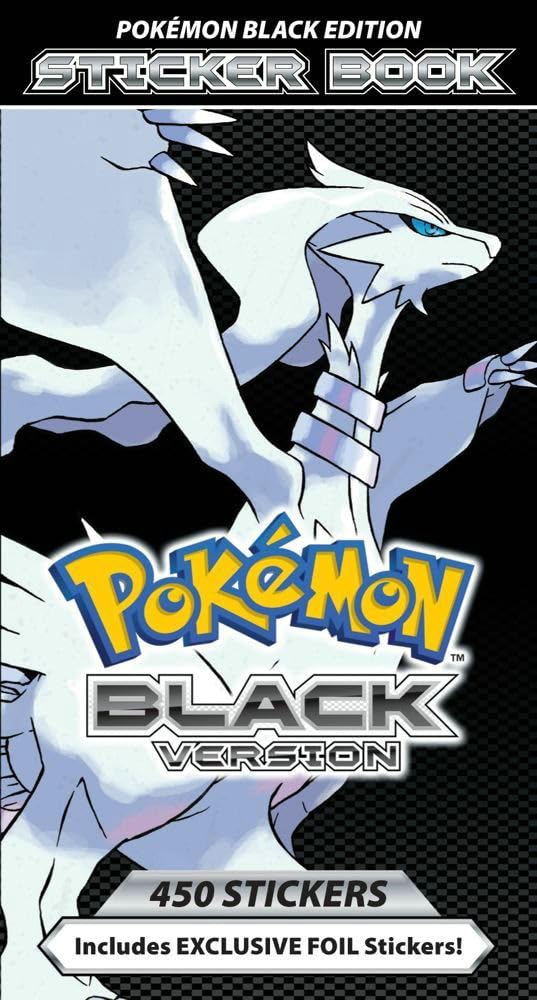 Pokemon Ministicker Book: Black Edition,Used