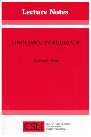 Linguistic Individuals (Volume 31) (Lecture Notes),Used