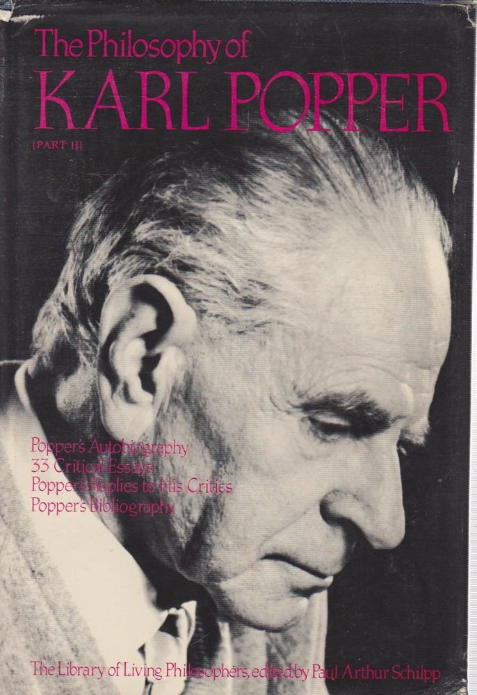 The Philosophy Of Karl Popper, Part 2,Used