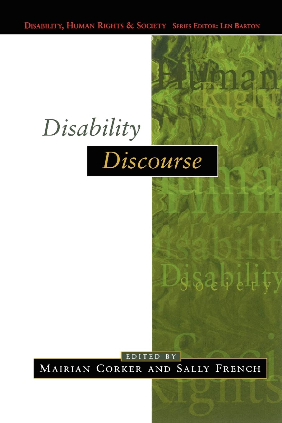 Disability Discourse (Disability, Human Rights, and Society),Used