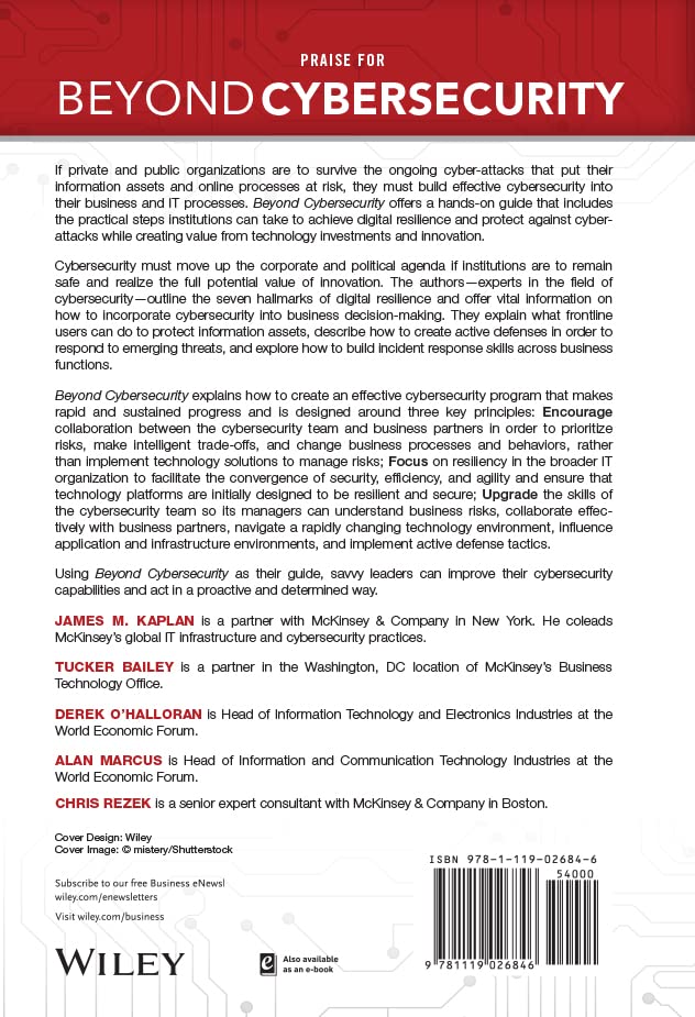 Beyond Cybersecurity: Protecting Your Digital Business,Used