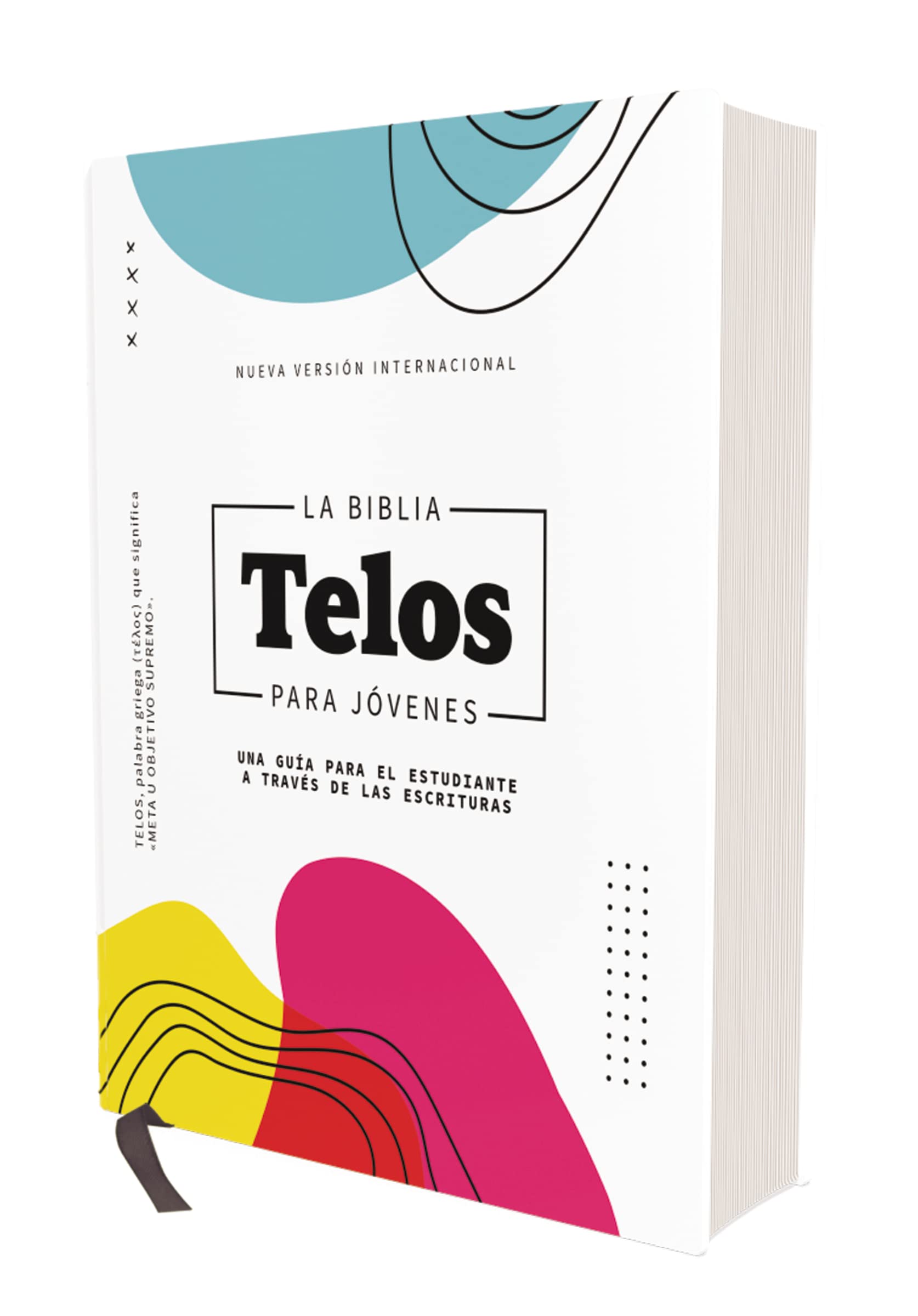 NVI, La Biblia Telos para Jvenes, Texto revisado 2022, Tapa dura, Comfort Print: Una gua para el estudiante a travs de las Escri,Used