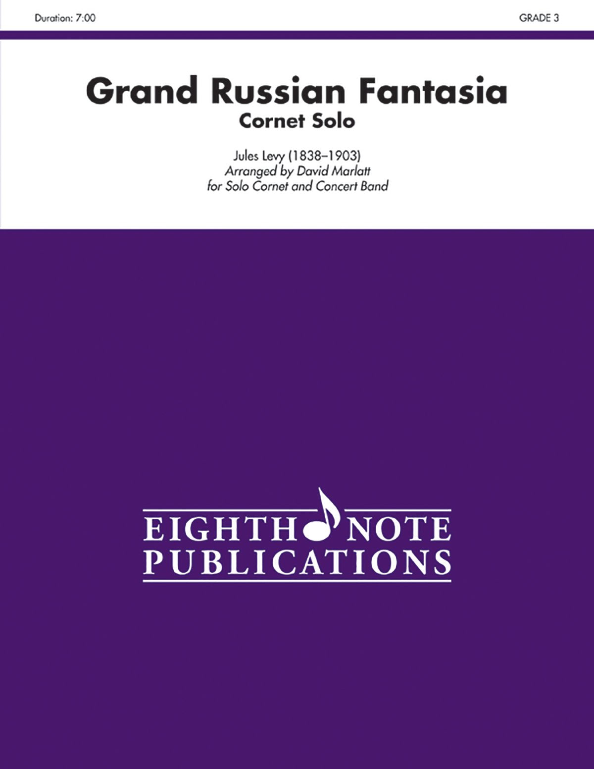 Grand Russian Fantasia (Solo Cornet and Concert Band): Cornet Solo and Band, Conductor Score & Parts (Eighth Note Publications),Used