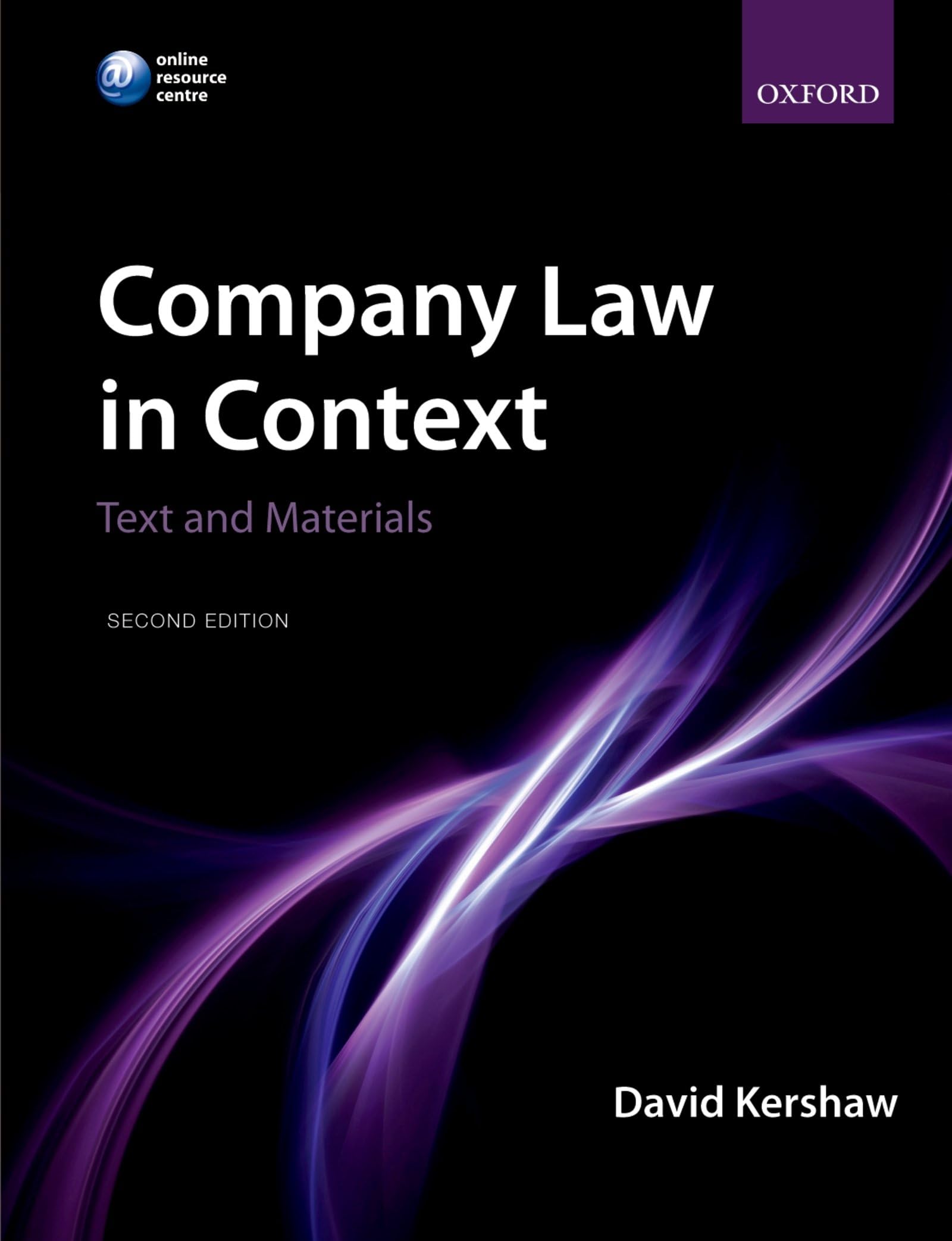 Company Law in Context: Text and Materials: Text and materials,Used