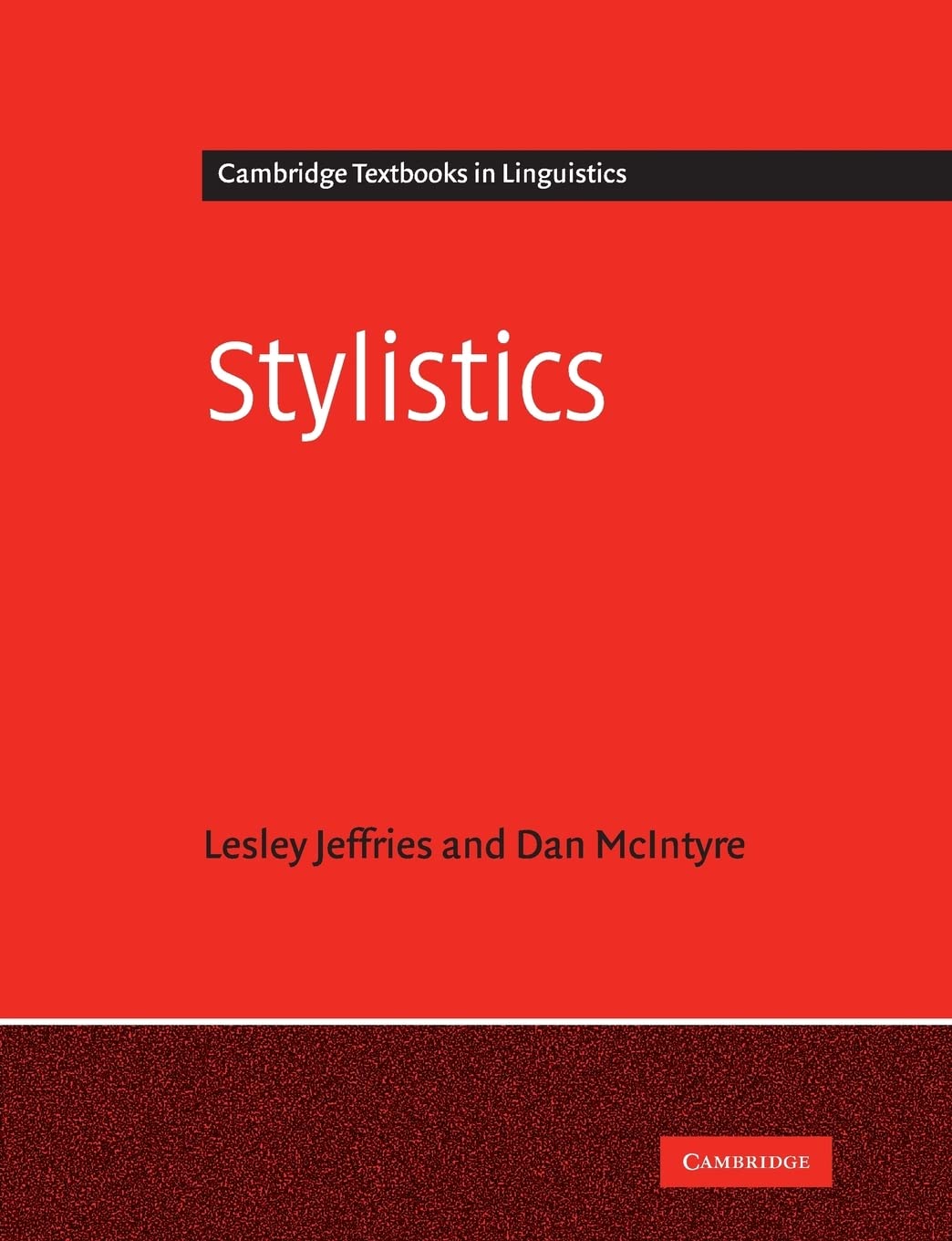 Stylistics (Cambridge Textbooks in Linguistics)