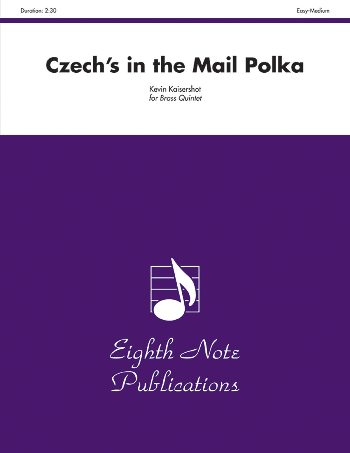 Czech'S In The Mail Polka: Score & Parts (Eighth Note Publications),Used