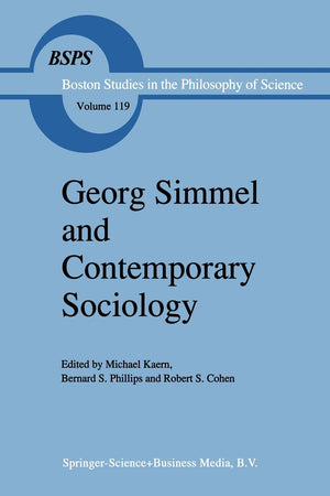 Georg Simmel and Contemporary Sociology (Boston Studies in the Philosophy and History of Science, 119),Used