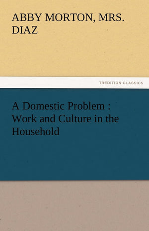 A Domestic Problem: Work and Culture in the Household,Used