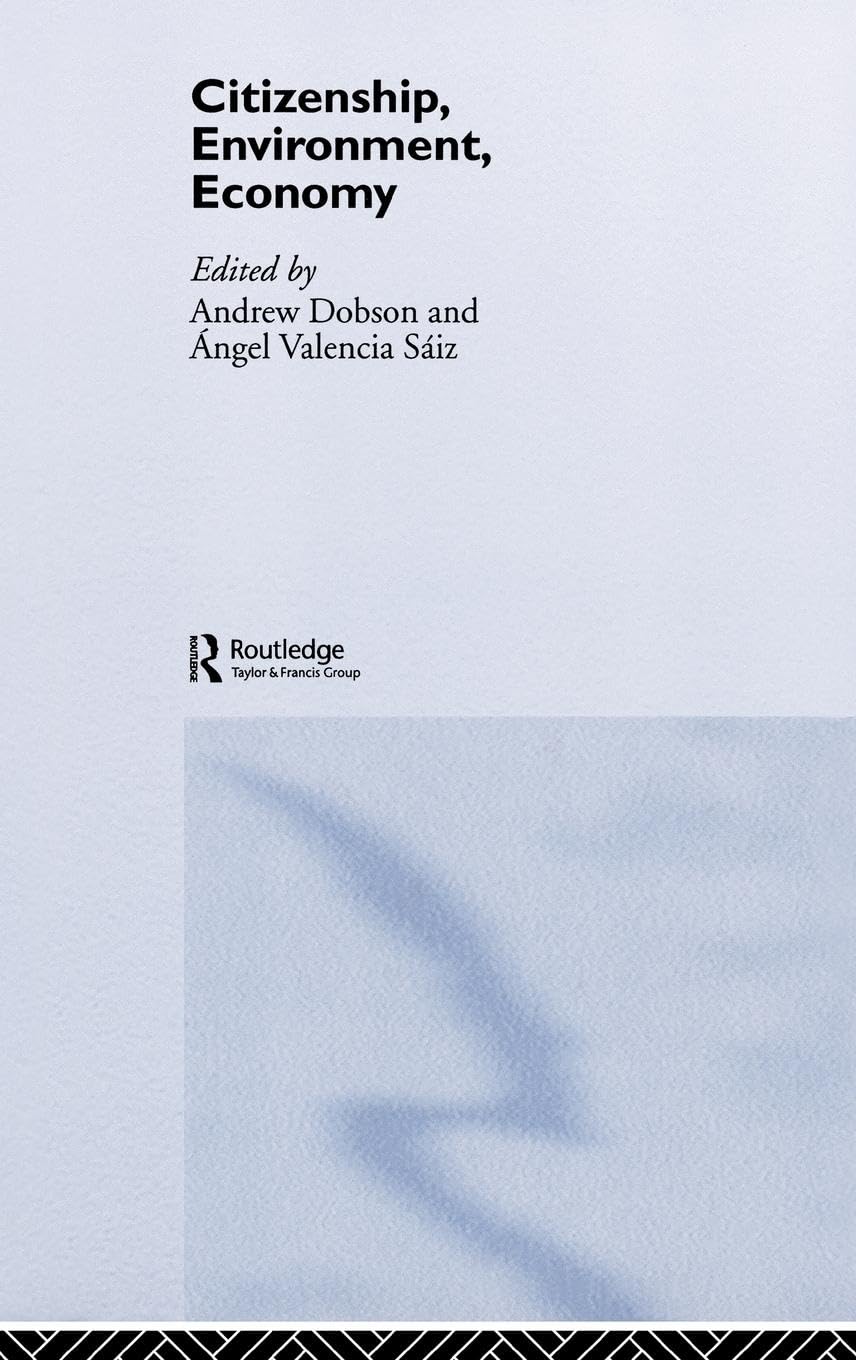 Citizenship, Environment, Economy (Environmental Politics)