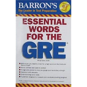 Essential Words For The Gre,New