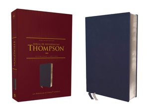 RVR, Biblia de Referencia Thompson, Leathersoft, Azul a?il, Palabras de Jes?s en Rojo, Comfort Print (Spanish Edition),New