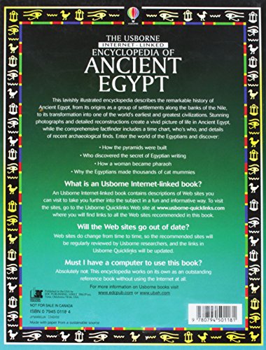 Usborne Internetlinked Encyclopedia of Ancient Egypt, The,Used