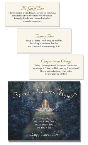 Because I Love Myself Affirmation Deck: Healing Messages of Love from Your Soul to Your Self,Used