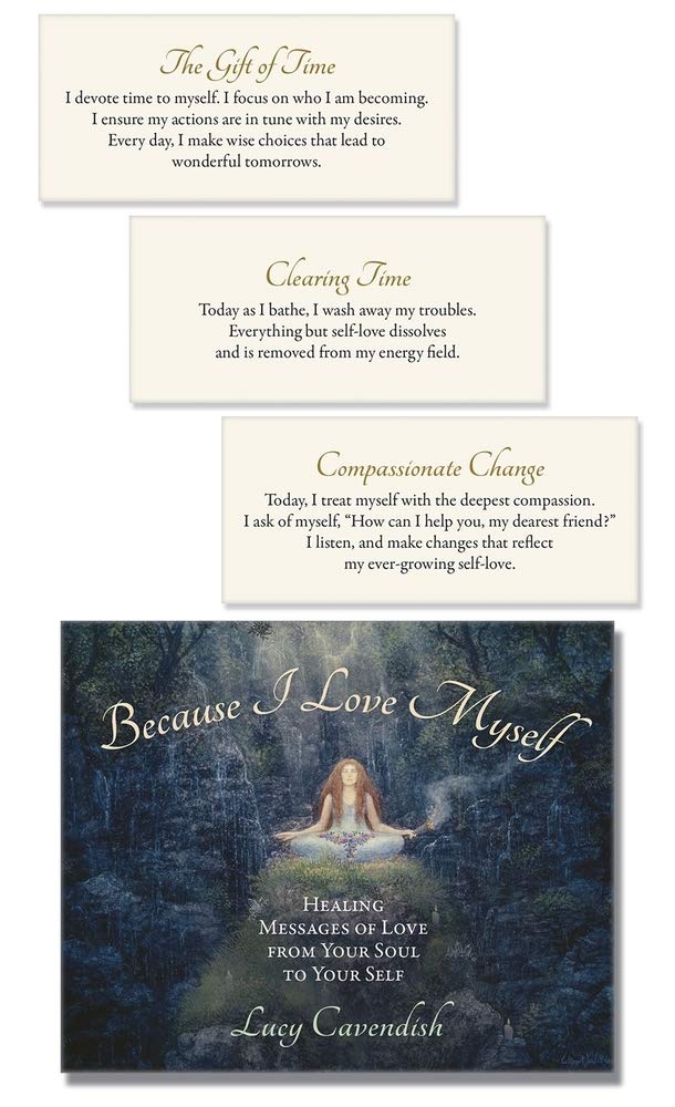Because I Love Myself Affirmation Deck: Healing Messages of Love from Your Soul to Your Self,Used