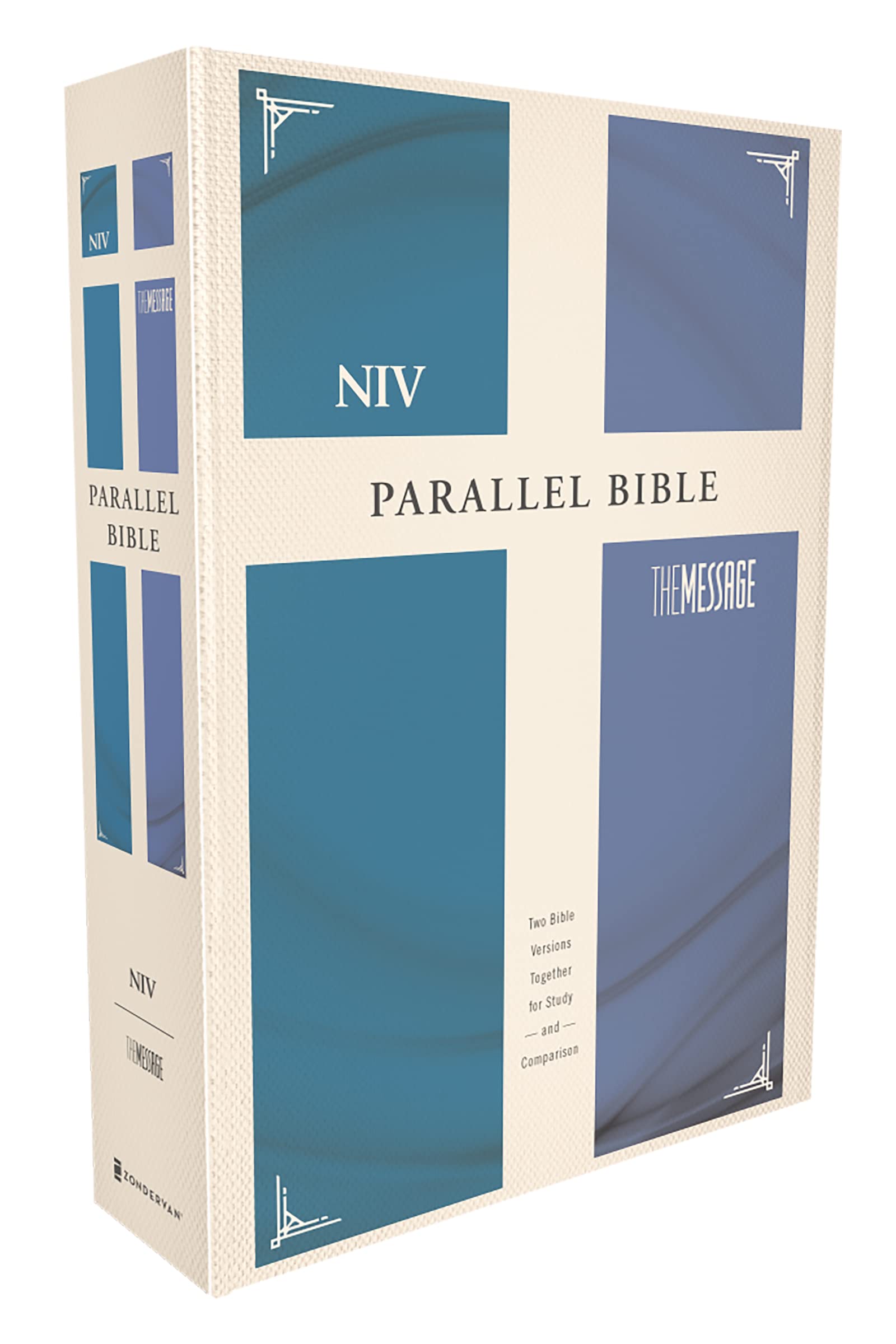 Niv, The Message, Parallel Bible, Hardcover: Two Bible Versions Together For Study And Comparison