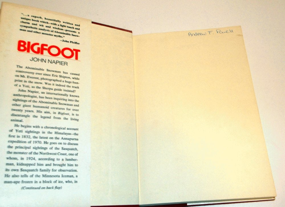 Bigfoot; The Yeti And Sasquatch In Myth And Reality