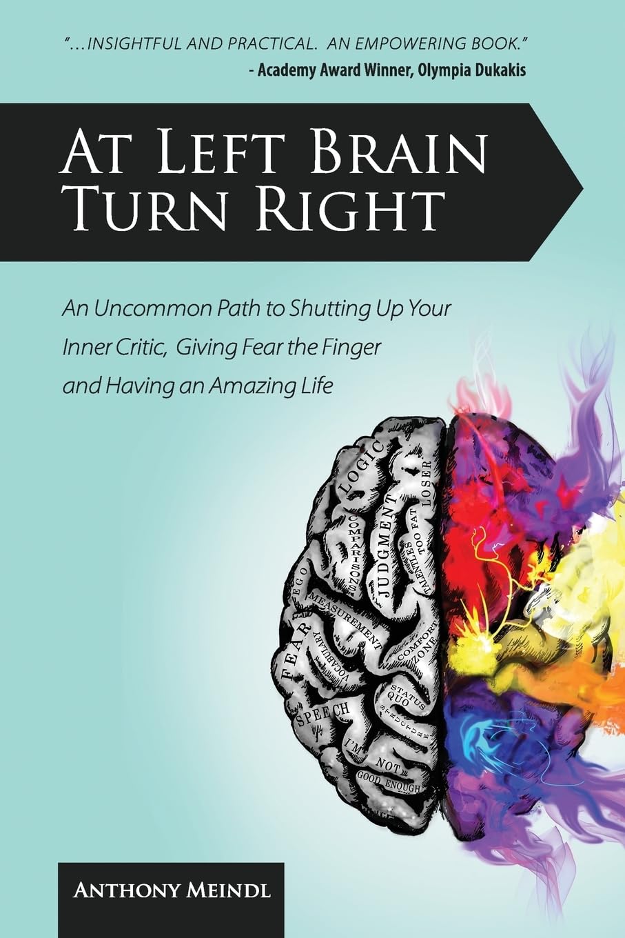 At Left Brain Turn Right: An Uncommon Path to Shutting Up Your Inner Critic, Giving Fear the Finger & Having an Amazing Life!,Used
