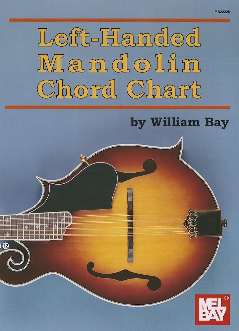 LeftHanded Mandolin Chord Chart,Used
