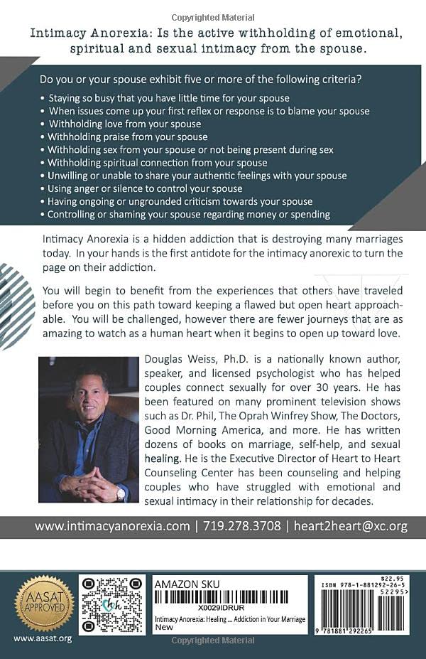 Intimacy Anorexia: The Book,New