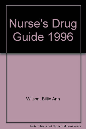 Nurses Drug Guide, 1996,Used
