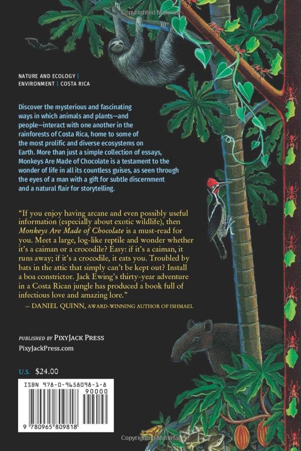 Monkeys Are Made Of Chocolate: Exotic And Unseen Costa Rica,New