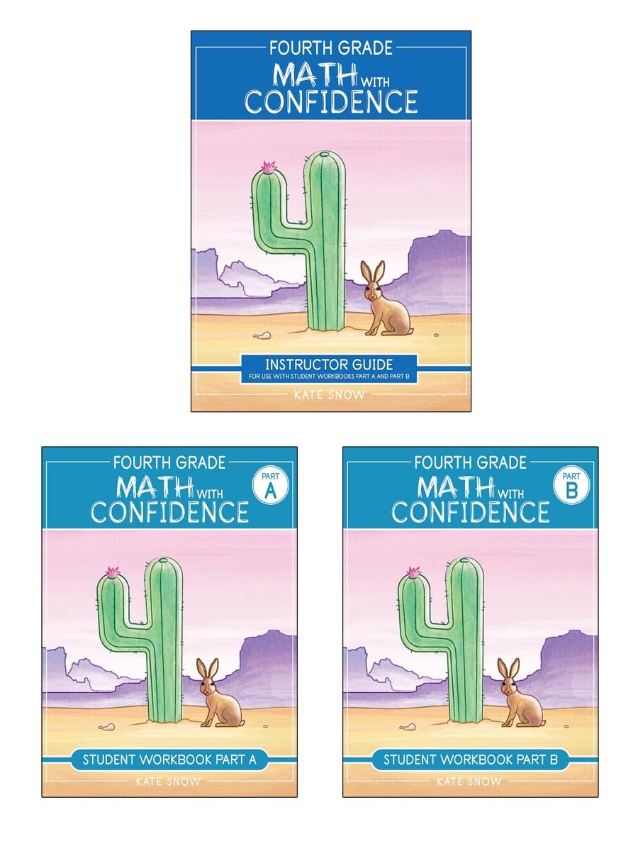 Fourth Grade Math with Confidence Complete Bundle,New