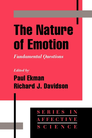 The Nature of Emotion: Fundamental Questions (Series in Affective Science),Used
