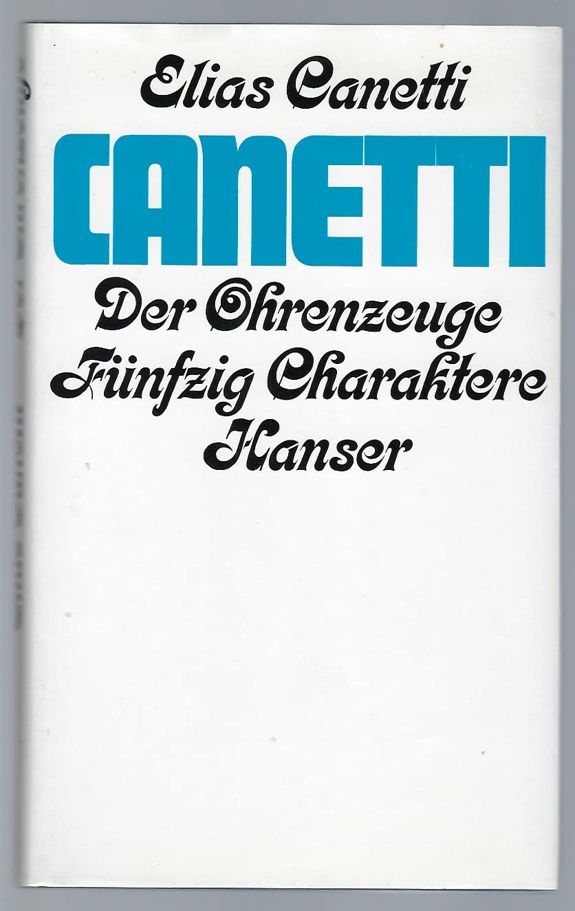 Der Ohrenzeuge: 50 Charaktere (German Edition),Used