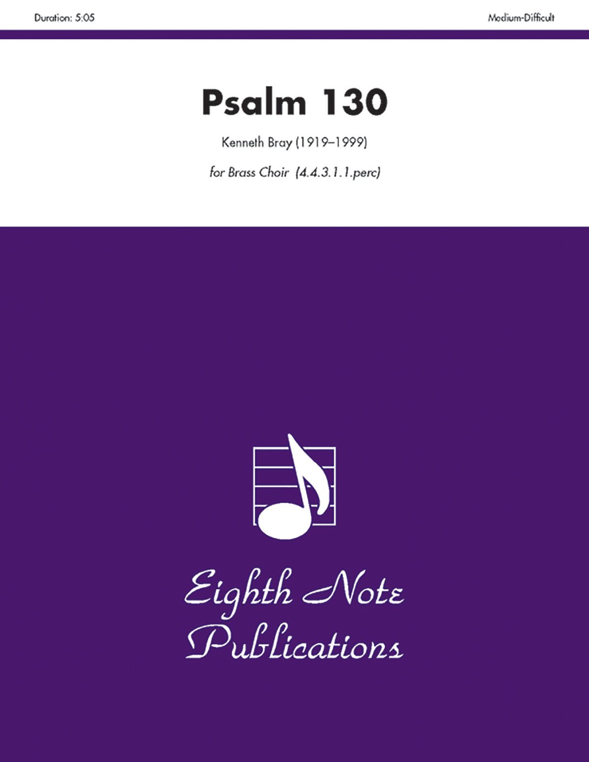 Psalm 130: Score & Parts (Eighth Note Publications),Used