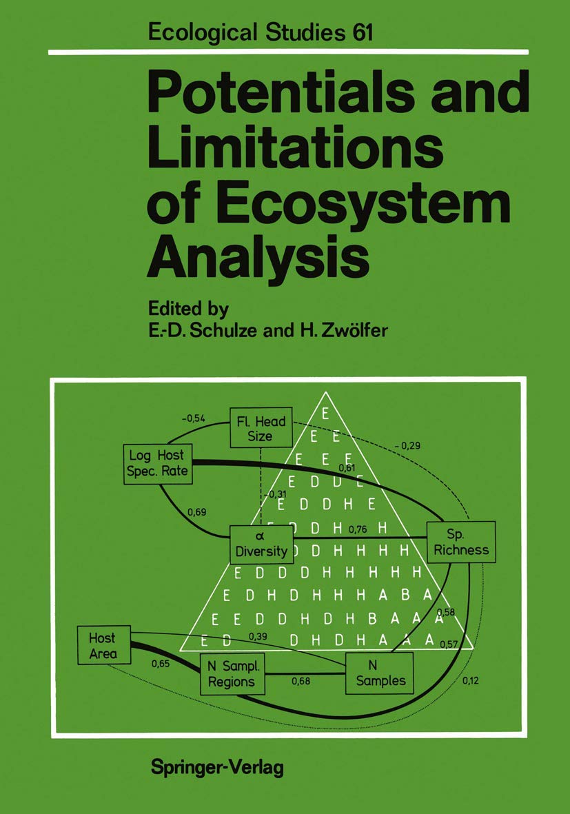 Potentials and Limitations of Ecosystem Analysis (Ecological Studies, 61),Used