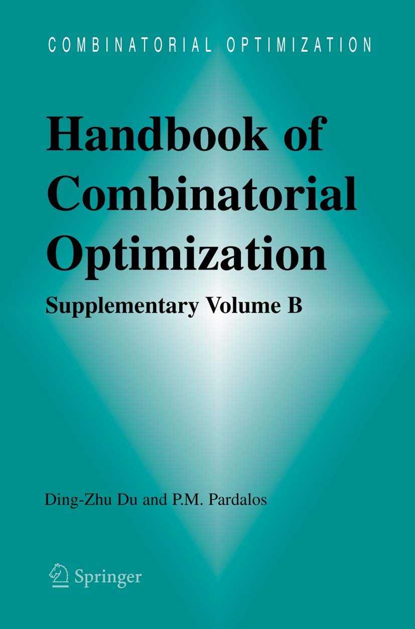 Handbook of Combinatorial Optimization: Supplement Volume B,Used