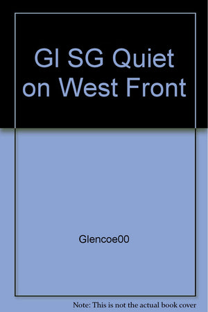 Gl SG Quiet on West Front,Used