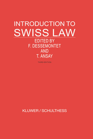 Introduction To Swiss Law, Third Edition (Introduction to the Laws of),Used