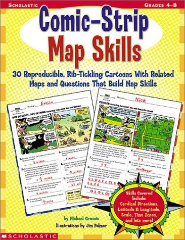 Comicstrip Map Skills, Grades 48,New
