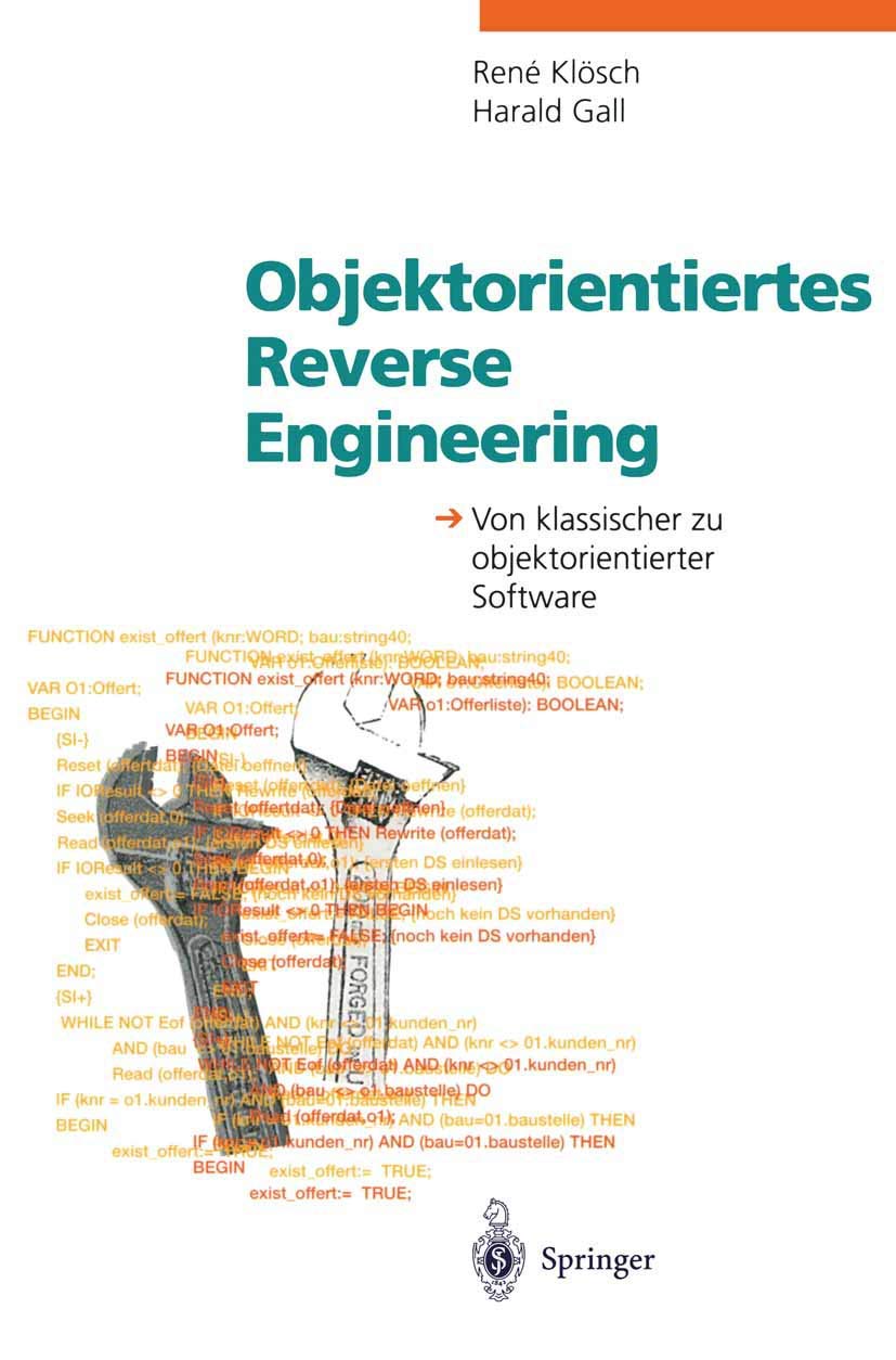Objektorientiertes Reverse Engineering: Von klassischer zu objektorientierter Software (German Edition),Used