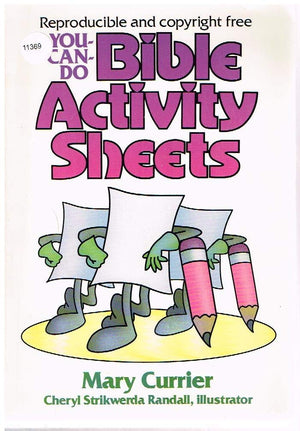 YouCanDo Bible Activity Sheets: Reproducible CutAndPaste Activities and Puzzle Forms for Children's Church, Sunday Schools, ,Used