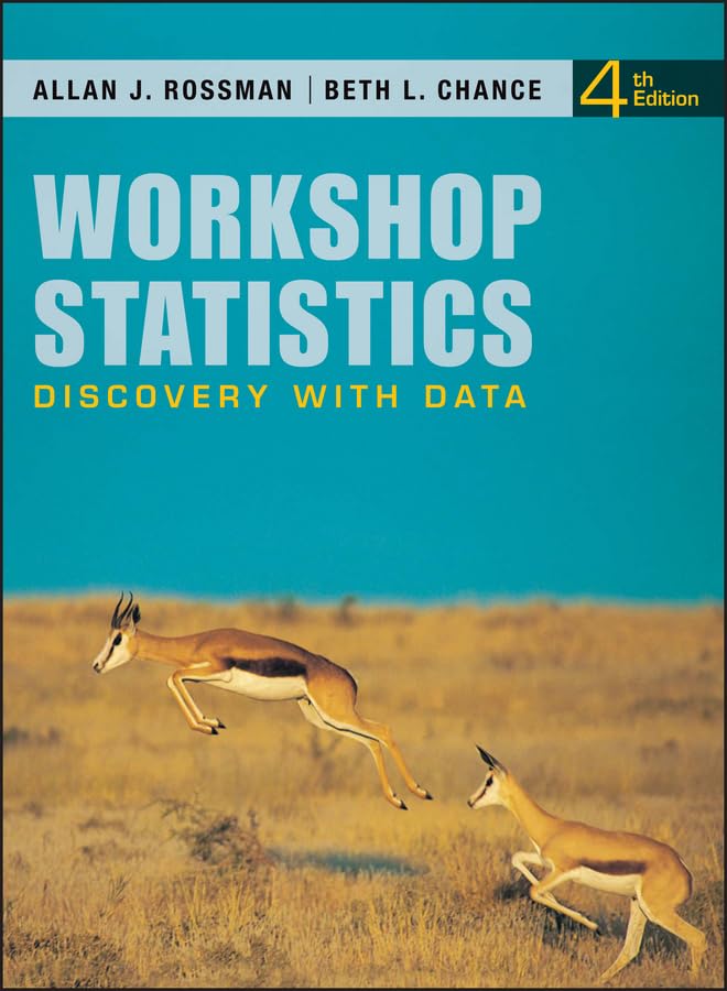 Workshop Statistics: Discovery With Data