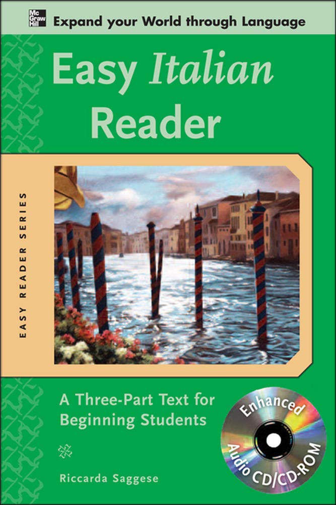 Easy Italian Reader (Book & CDROM),Used