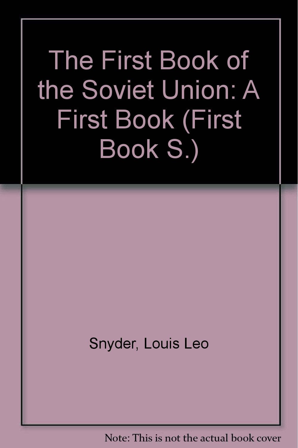 Soviet Union: A First Book,Used