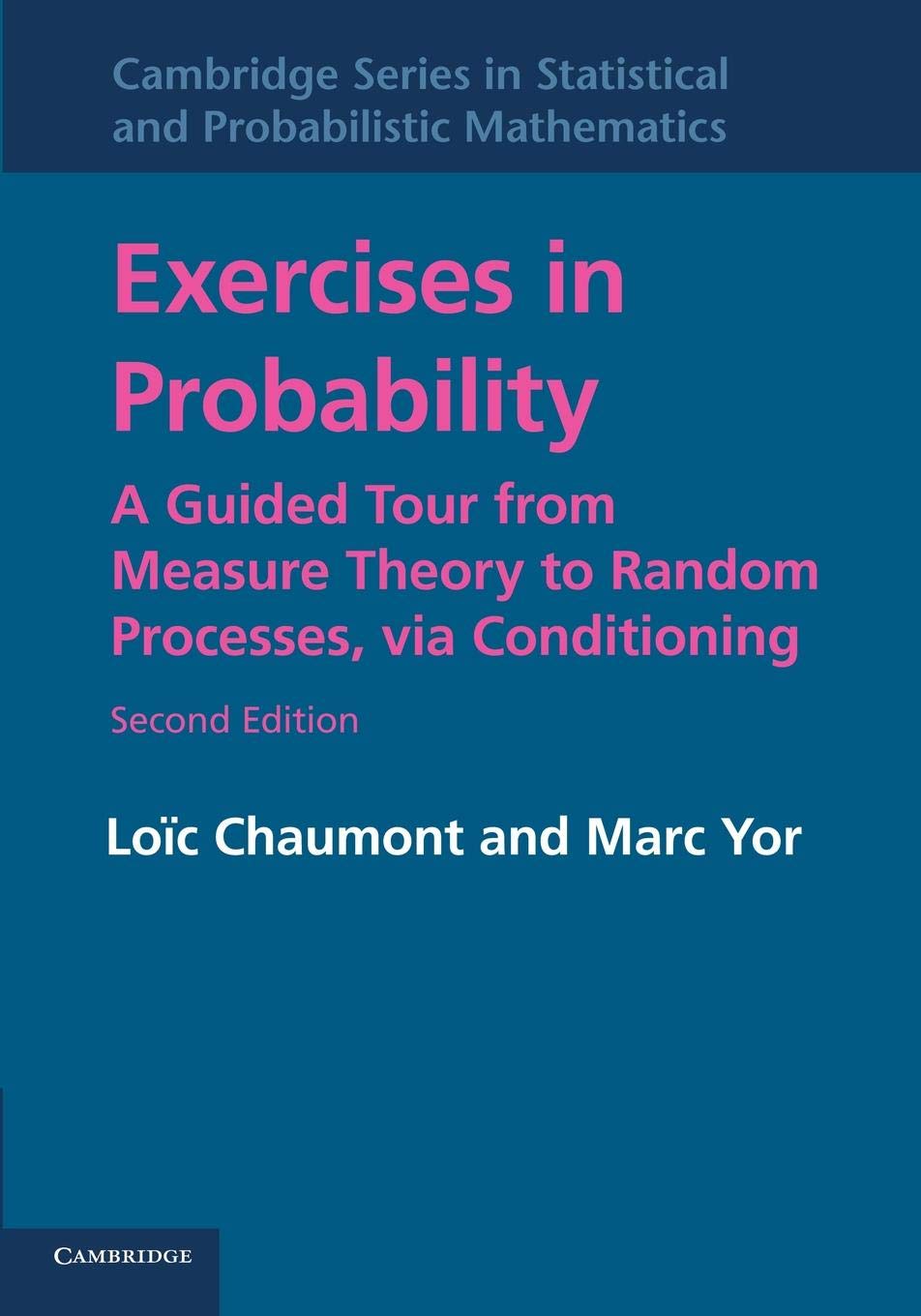Exercises in Probability: A Guided Tour From Measure Theory To Random Processes, Via Conditioning (Cambridge Series in Statistic,Used