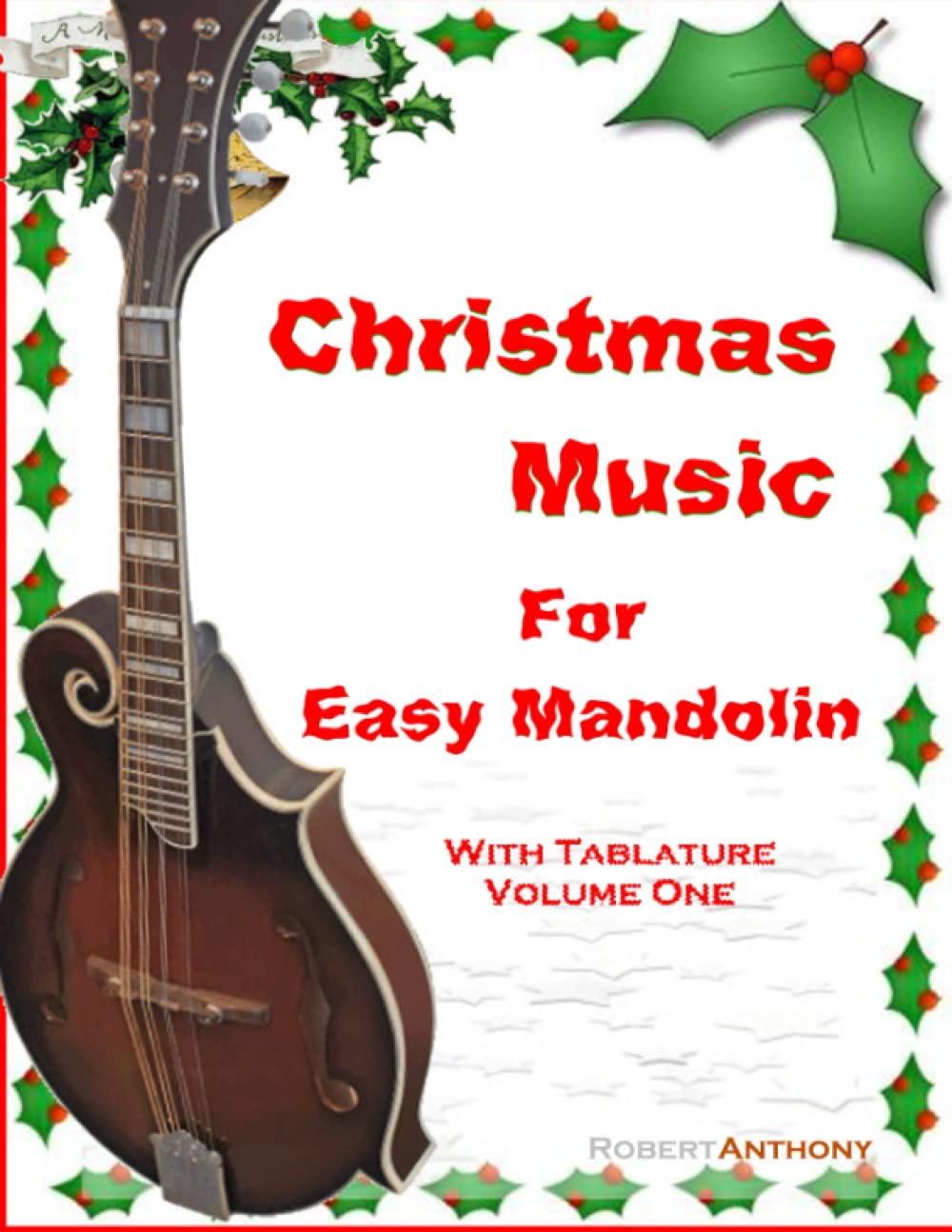 Christmas Music for Easy Mandolin with Tablature,Used