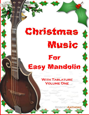 Christmas Music for Easy Mandolin with Tablature,Used