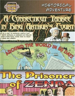 Historical Adventure /A Connecticut Yankee in King Arthur's Court/ Around the World in 8 Days/ the Prisoner of Zenda: A Connecti,Used