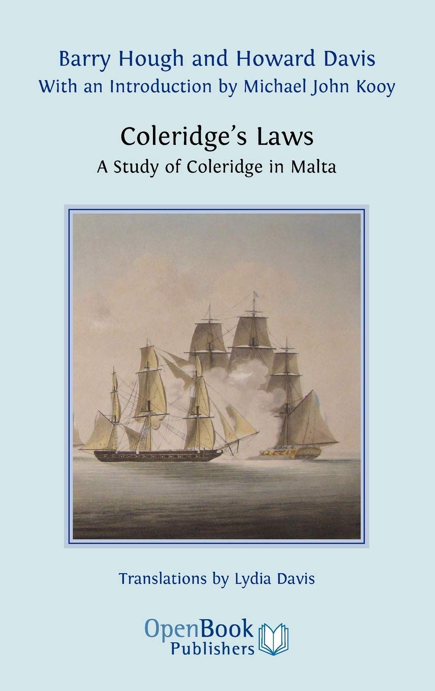 Coleridge's Laws. a Study of Coleridge in Malta.,Used